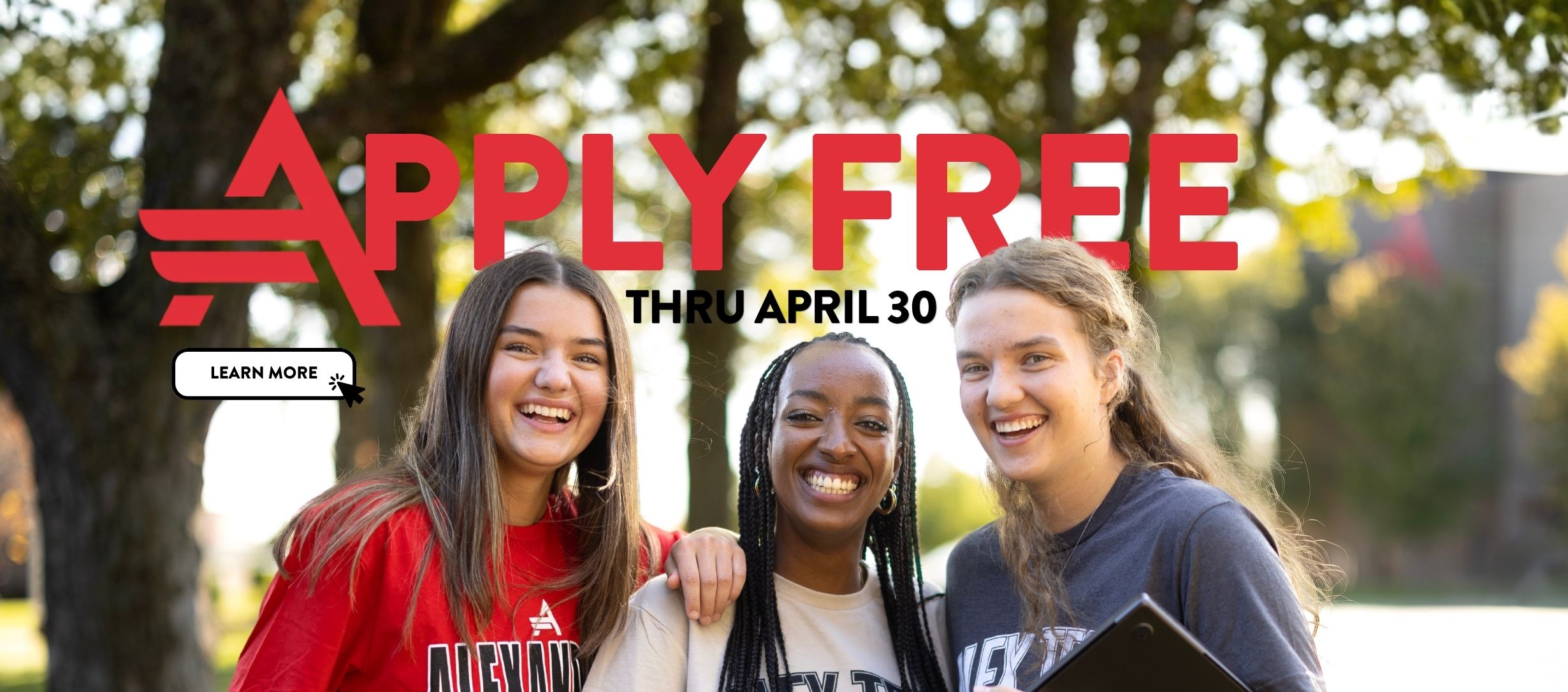 APPLY FREE Spring 2026